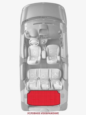 ЭВА коврики «Queen Lux» багажник для Mercedes SE-class